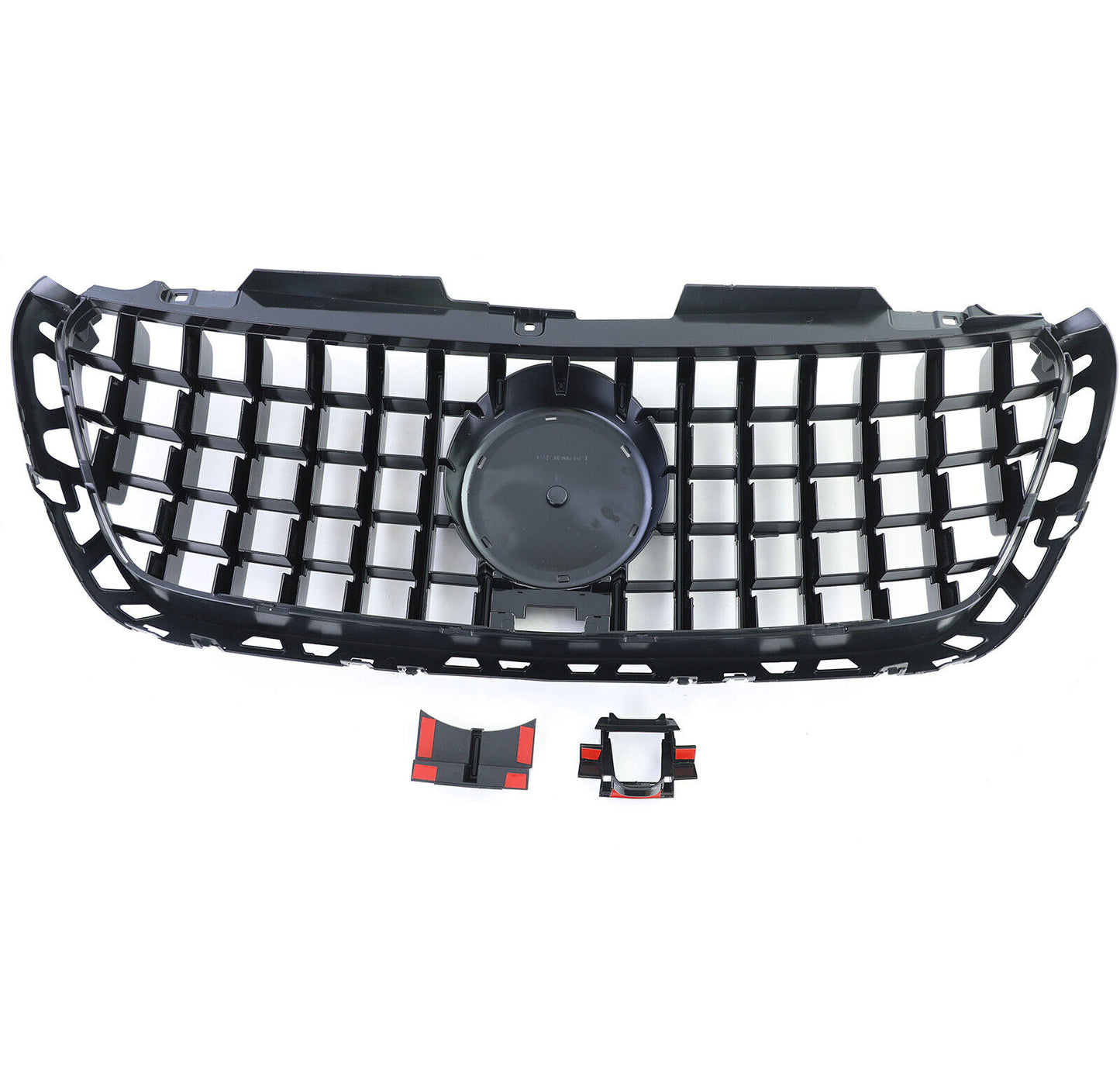 Black chrome gloss sports radiator grille for Mercedes Sprinter W907 910 from 18