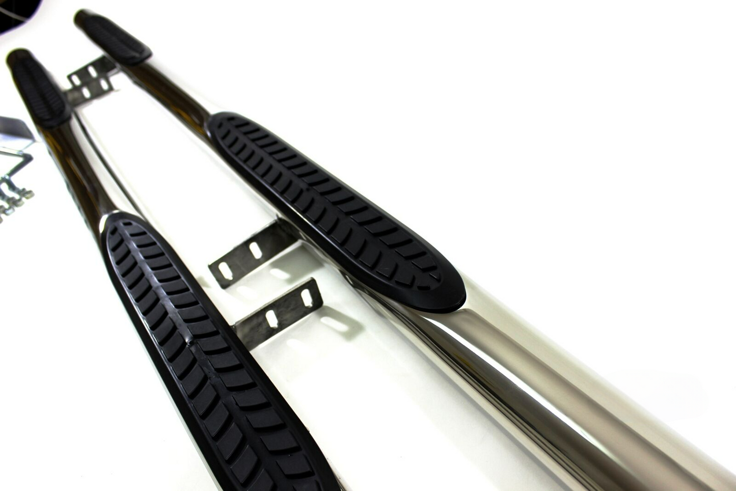 BARRE LATERALI PEDANE INOX per KIA SORENTO 2002-2008