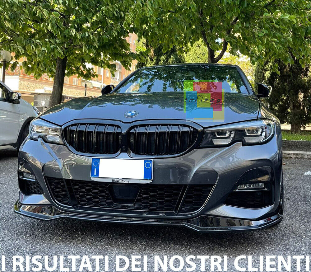 💎BMW 3 SERIES G20 M SPORT FRONT BUMPER SPLITTER SPOILER GLOSS BLACK ABS💎