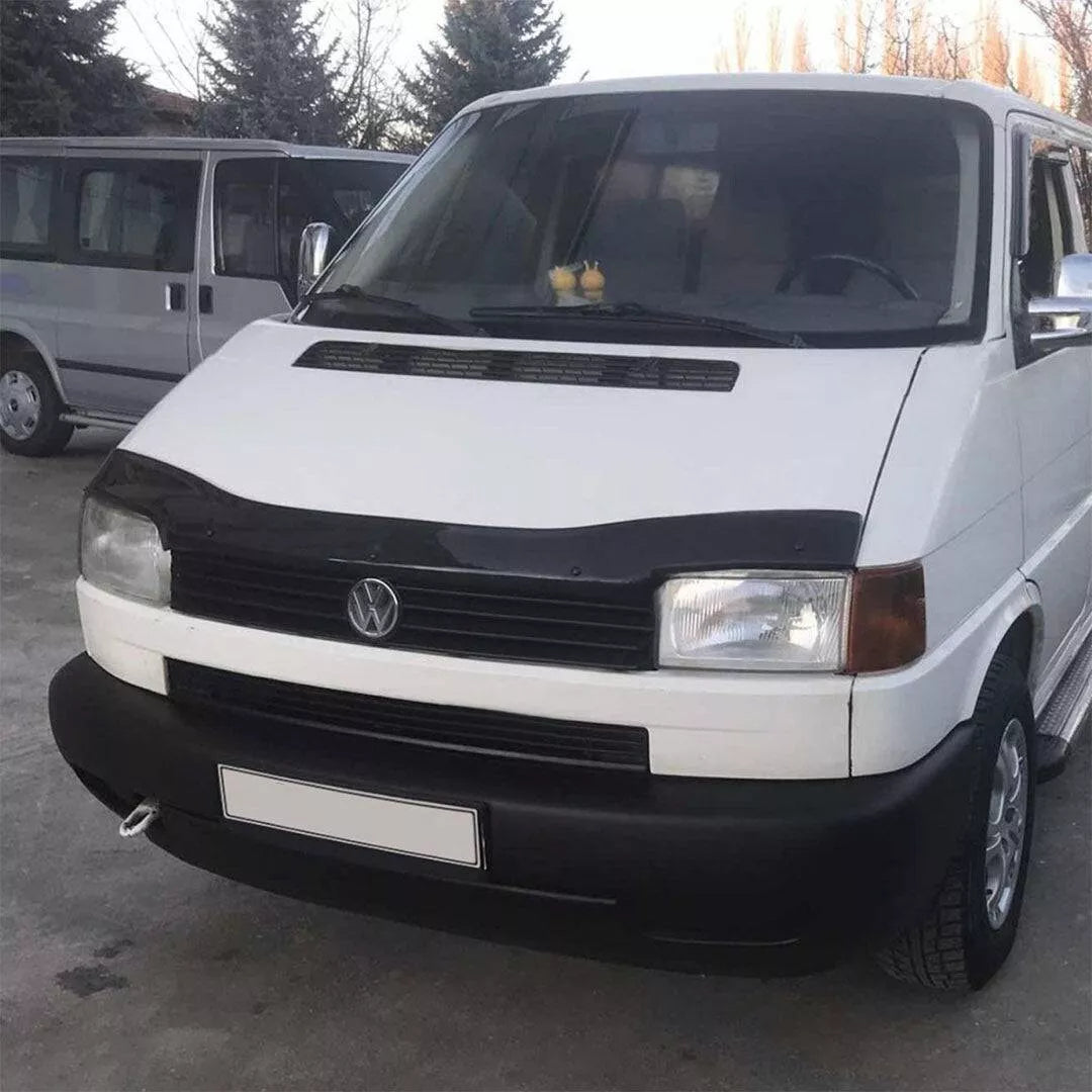 ⭐ Protezione cofano adatto per VW Transporter T4 1990-2003 nero lucido⭐