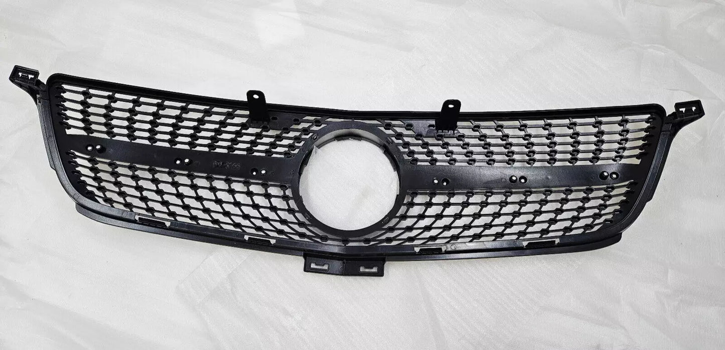 💥GRIGLIA RADIATORE ARGENTO DIAMANTE ADATTO PER Mercedes Benz ML W166 11-20💥