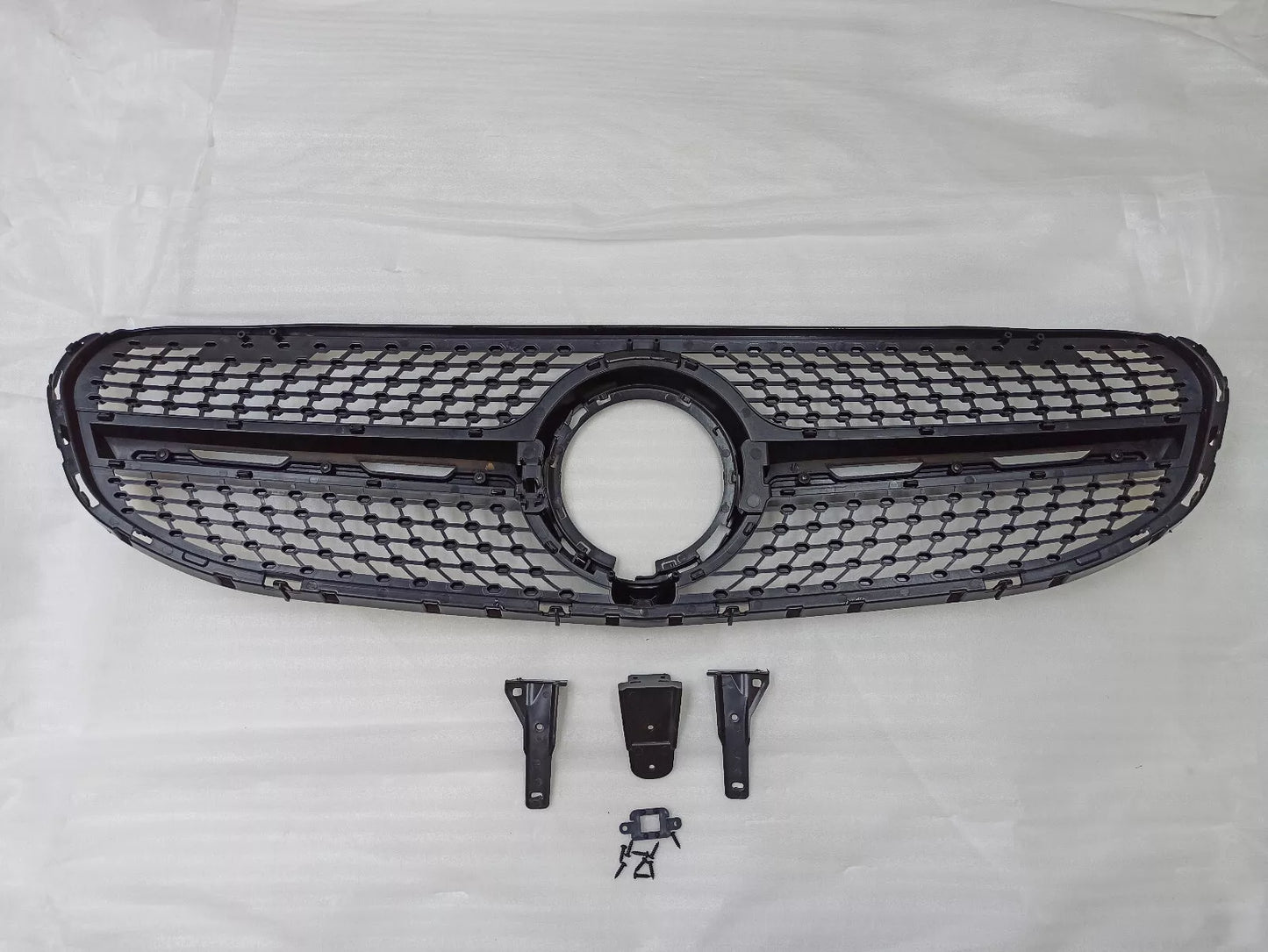 💥GRIGLIA RADIATORE NERA DIAMANTE ADATTO PER Mercedes Benz GLC classe X253 💥