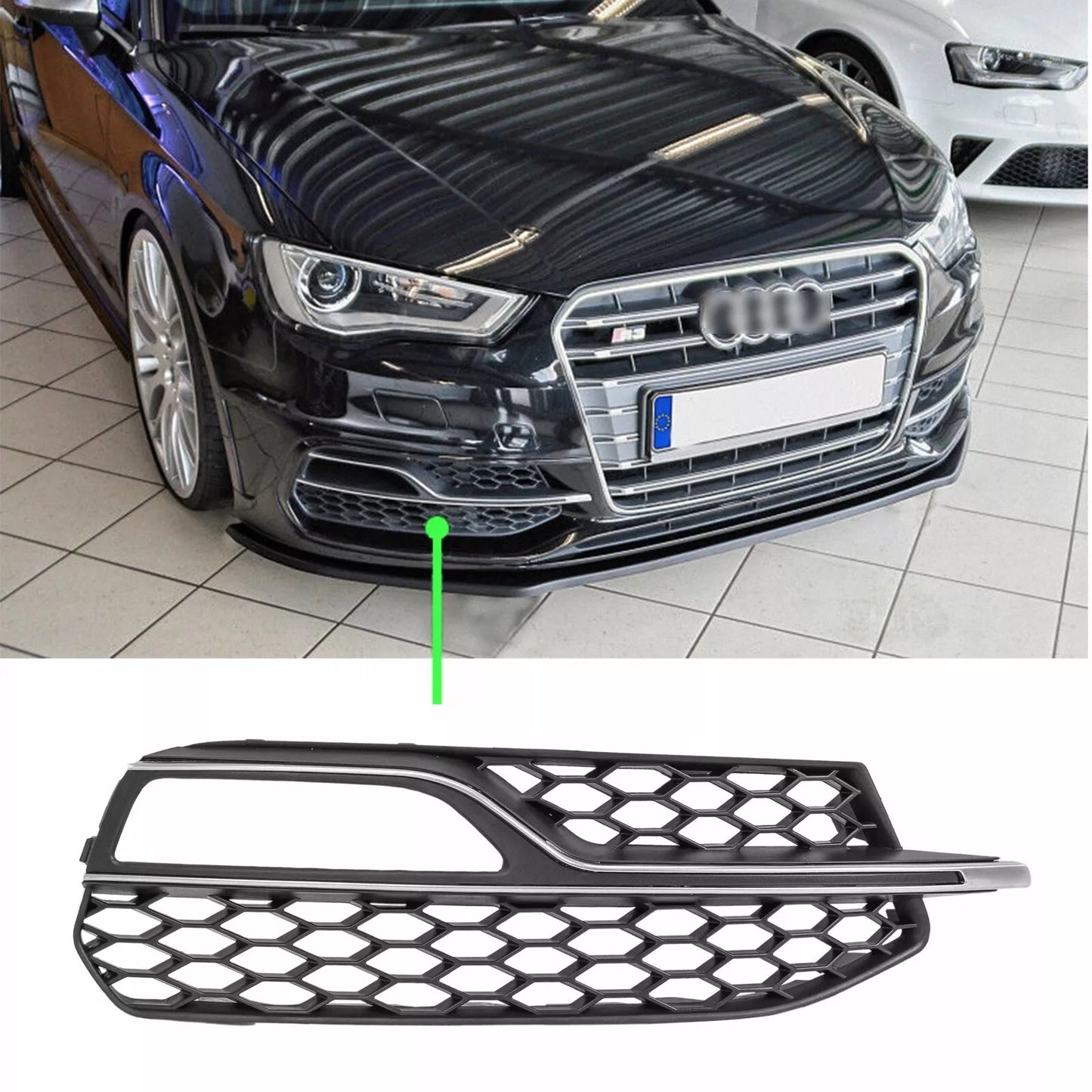 🐆griglia adatta per Audi A3 8V S3 berlina cabriolet🐆