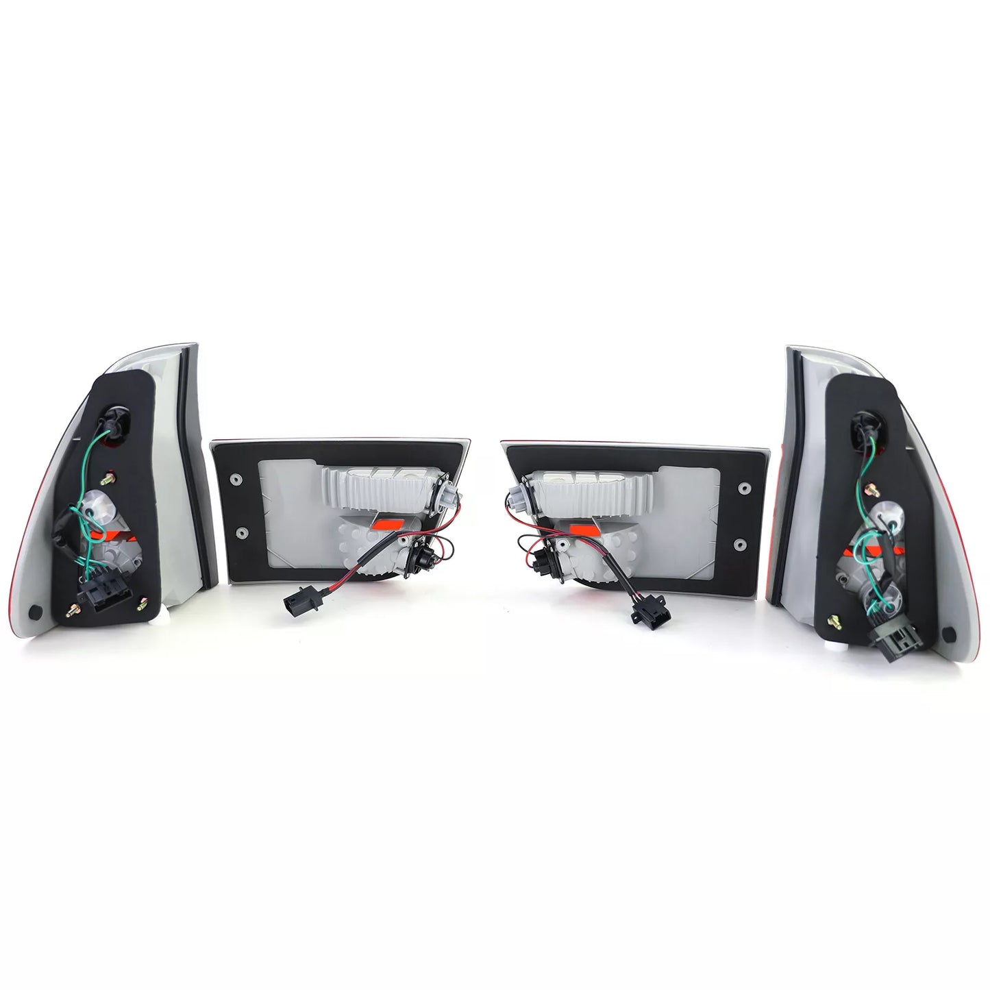 🔥Fanali posteriori in vetro trasparente rosso fumo nero adatti per BMW X5 E53🔥