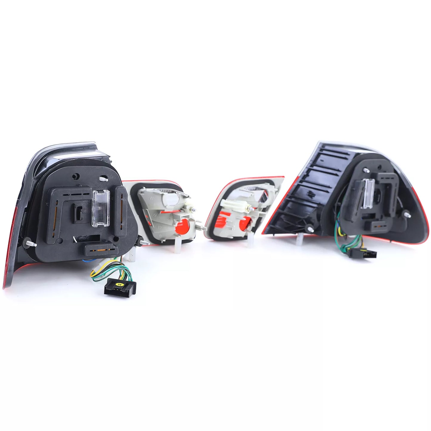 🔥 Fanali posteriori a LED rosso nero look restyling per BMW Serie 3 E46 Coupé🔥