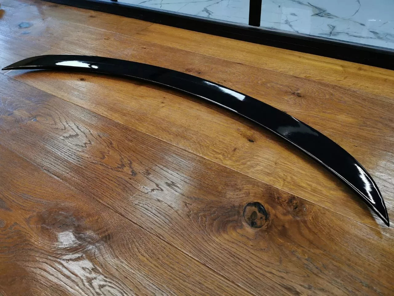 0466⭐SPOILER POSTERIORE AMG COFANO MERCEDES GLC COUPE C253 15+ NERO LUCIDO ABS⭐