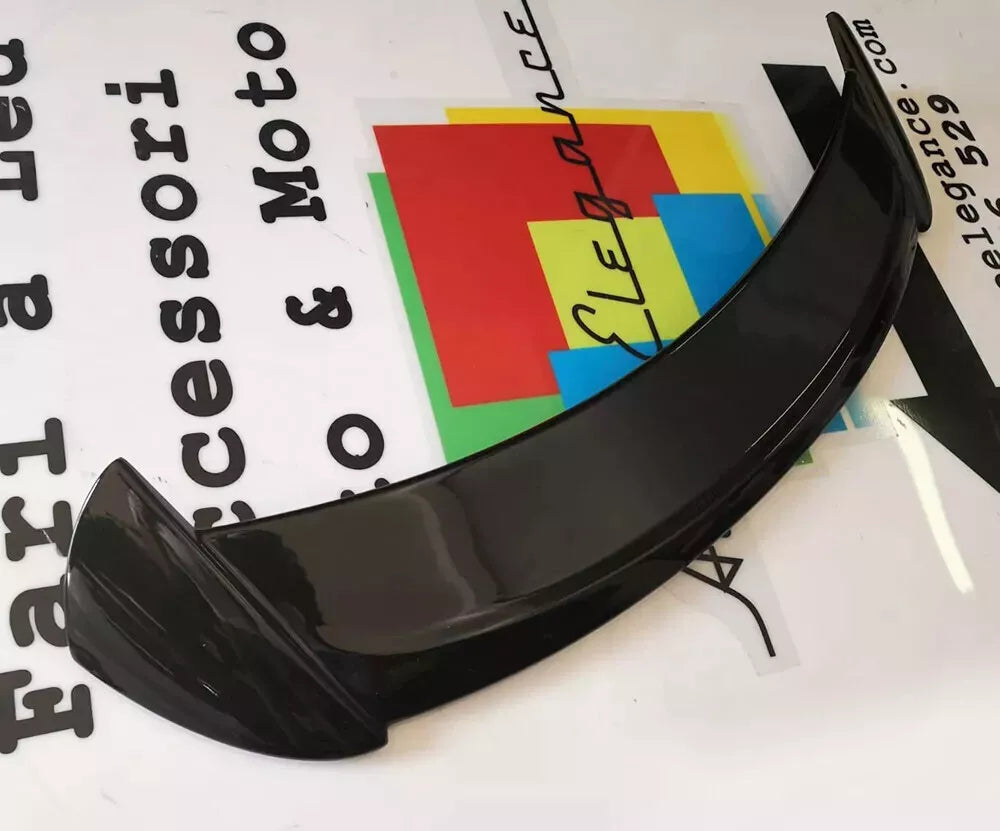 0652 💥RENAULT CLIO MK4 4 12-18 SPOILER TETTO LOOK SPORTIVO ABS NERO LUCIDO💥