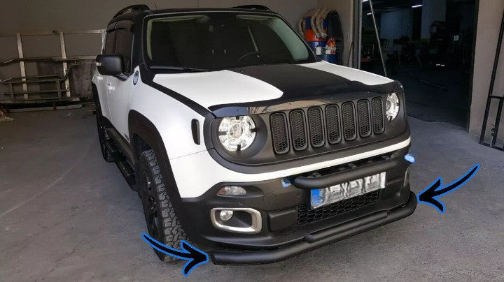 💥Bullbar anteriore nero adatto per jeep renegade Black💥