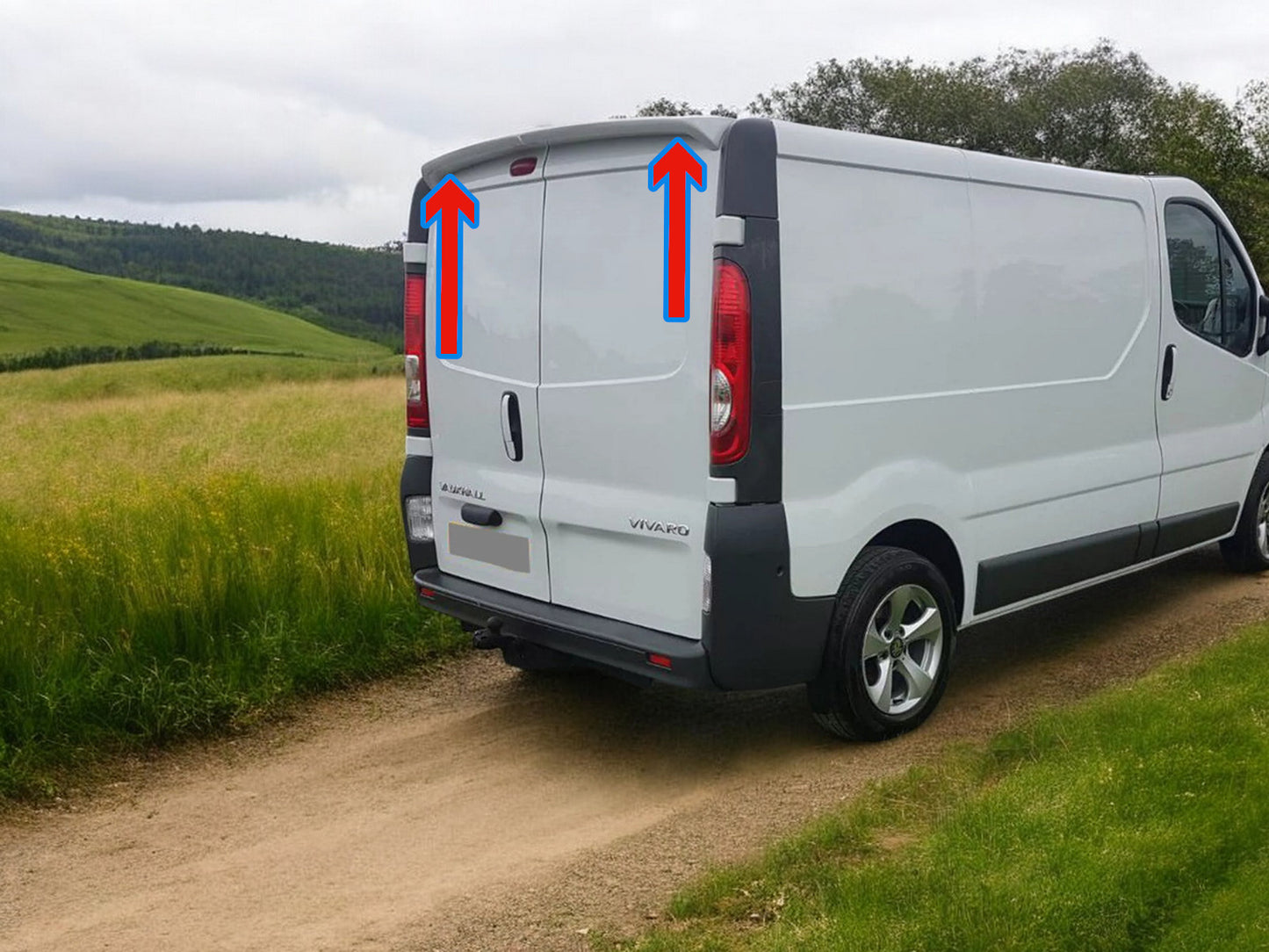 🔥SPOILER TETTO ALETTONE POSTERIORE 2 PORTE ADATTO PER OPEL VIVARO A/B🔥