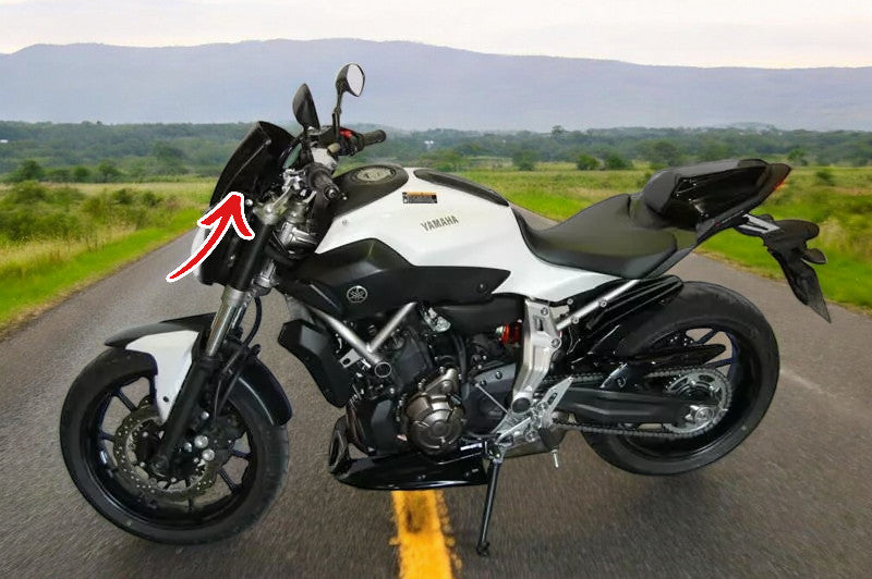 🔥YAMAHA MT-07 (2013-2017) AIRFLOW SCREEN STANDARD ABS PLASTIC-🔥