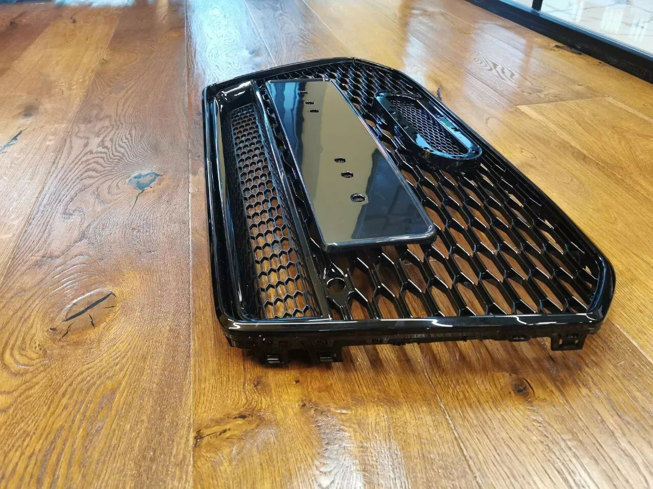 1740⭐GRIGLIA ADATTA PER AUDI A6 4G C7 2015-2018 LOOK RS6 QUATTRO NERA ECONOMICA⭐