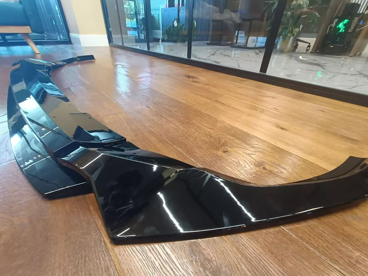 1837✨SPLITTER NERO LUCIDO ADATTO PER AUDI Q8 2018-2024 S-line SQ8 ✨