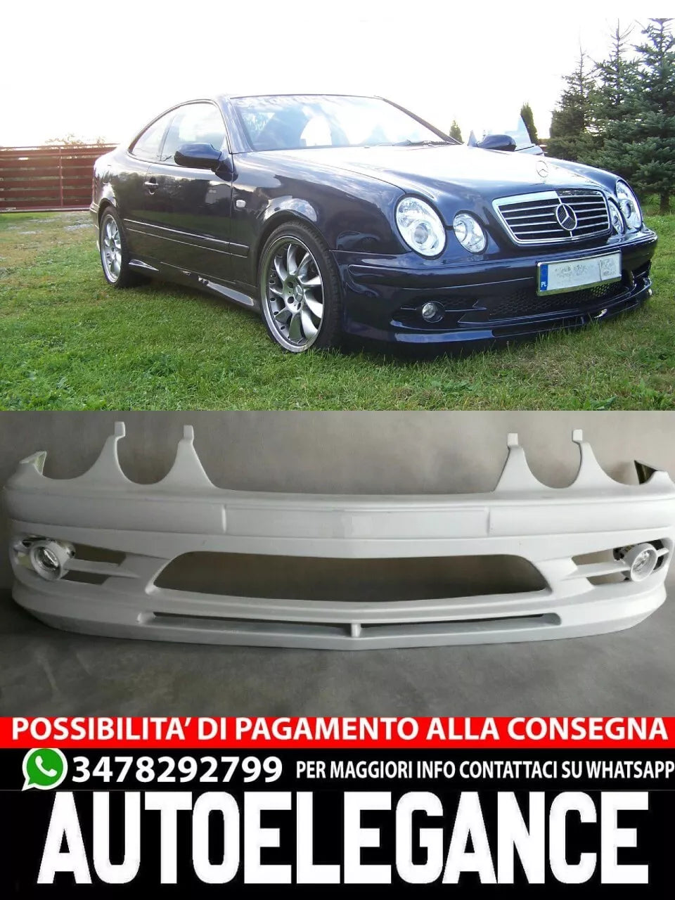 Kit carrozzeria adatto per Mercedes CLK W208