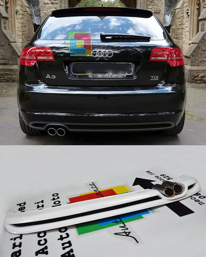 Diffusore Paraurti Inferiore Audi A3 8P Sportback + 3 porte 08-12 + connessioni