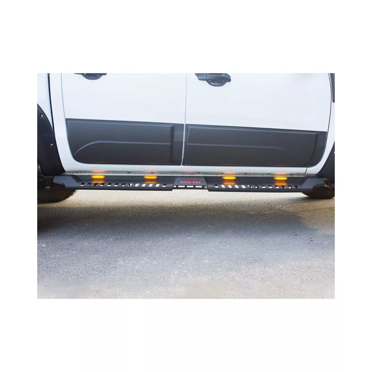 ⭐PEDANE ADATTO PER FORD RANGER 2011+ LOOK DAKAR OFF ROAD NERO OPACO ⭐