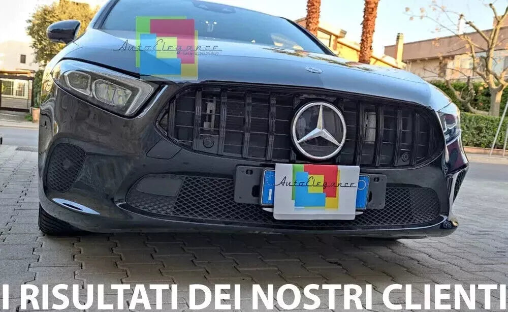 🔥GRIGLIA ADATTA PER CLASSE A W177 LOOK GT NERA SENZA CAMERA🔥