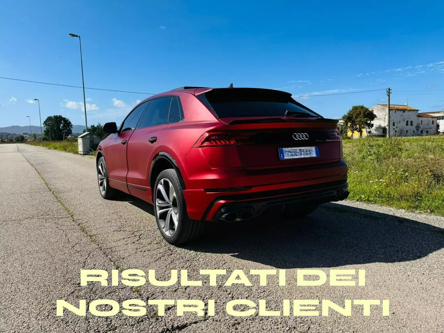 ✨1385 SPOILER POSTERIORE TETTO NERO LUCIDO ADATTO PER AUDI Q8 SQ8 SUV 2018+✨
