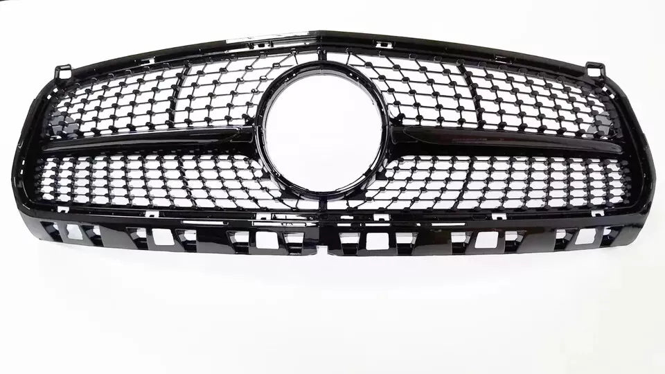 ✨Griglia anteriore Mercedes Classe A W176 in stile AMG DIAMOND nera lucida13-15✨