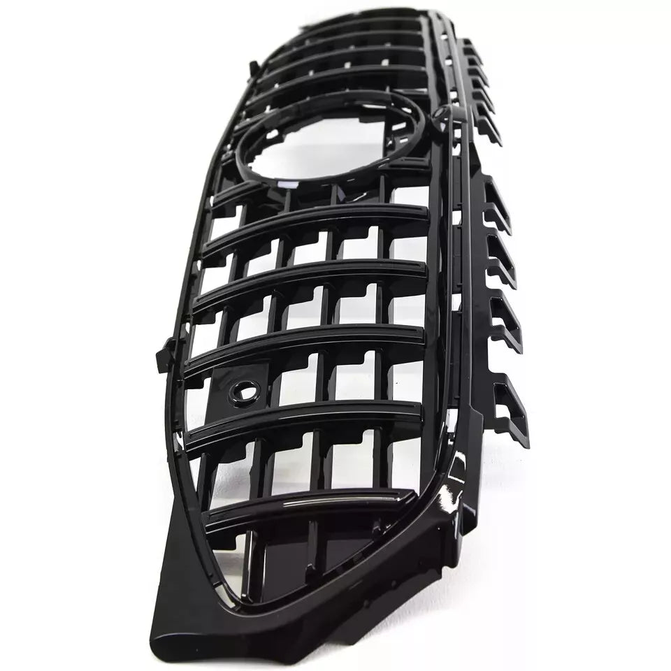 ✨Griglia anterior PANAMERICANA GT nera lucida Mercedes Classe CLA W118 AMG Line✨