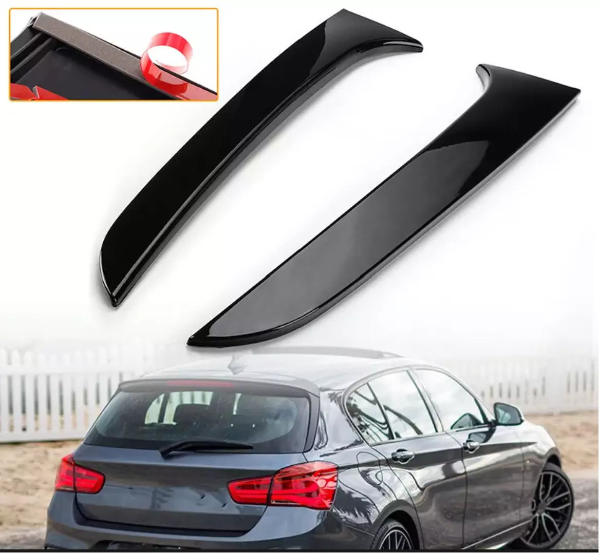 ✨BMW SERIE 1 F20 F21 LUNOTTO POSTERIORE ALA LATERALE SPOILER PER SPORT LOOK✨