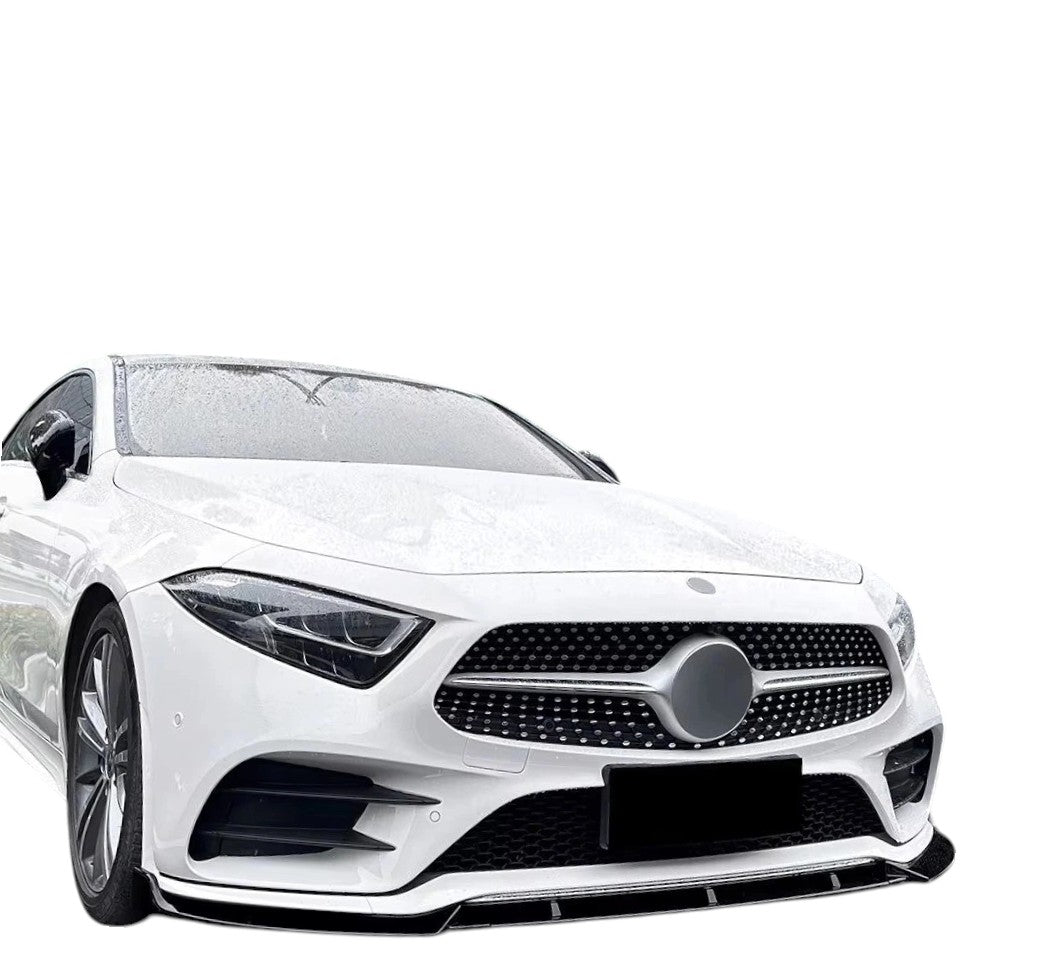 💕 Splitter Anteriore Nero Lucido per Mercedes CLS W257 AMG Line 2018–2023 💕