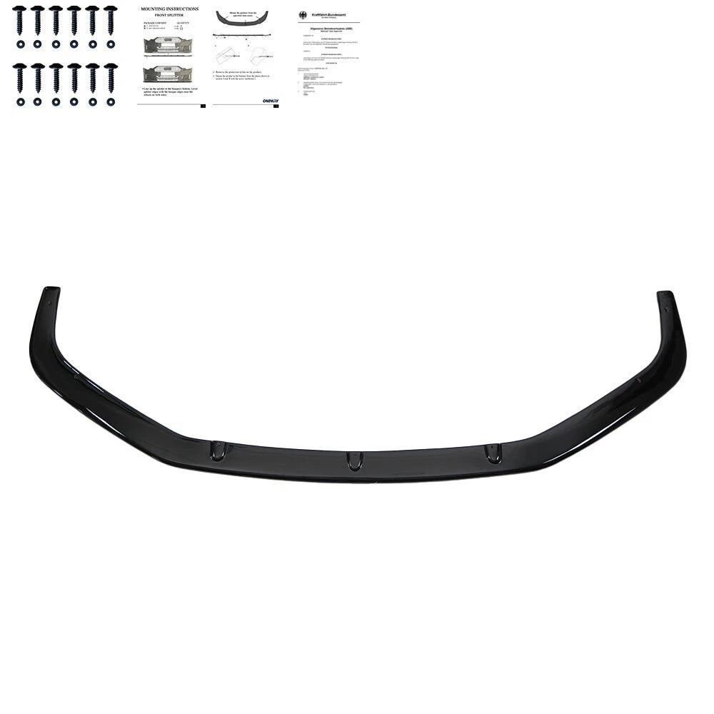 🔥 Spoiler Anteriore adatto per VW Transporter T6 Sportline dal 2015 al 2019 🔥