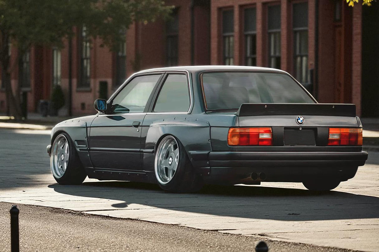 💫Spoiler Posteriore Ducktail V2 per BMW E30 – Alettoncino Bagagliaio 💫