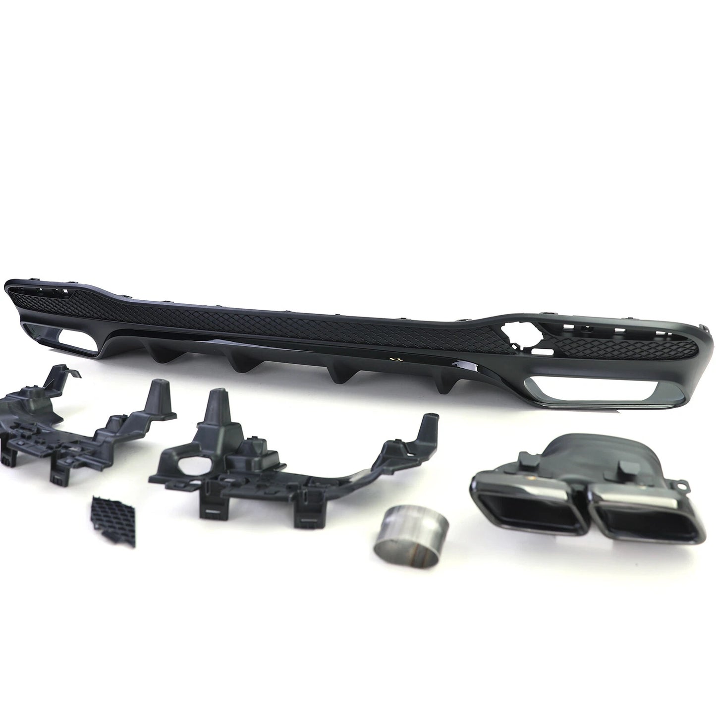 💫Set Diffusore Posteriore Sport + Terminali di Scarico per Mercedes GLS X166💫