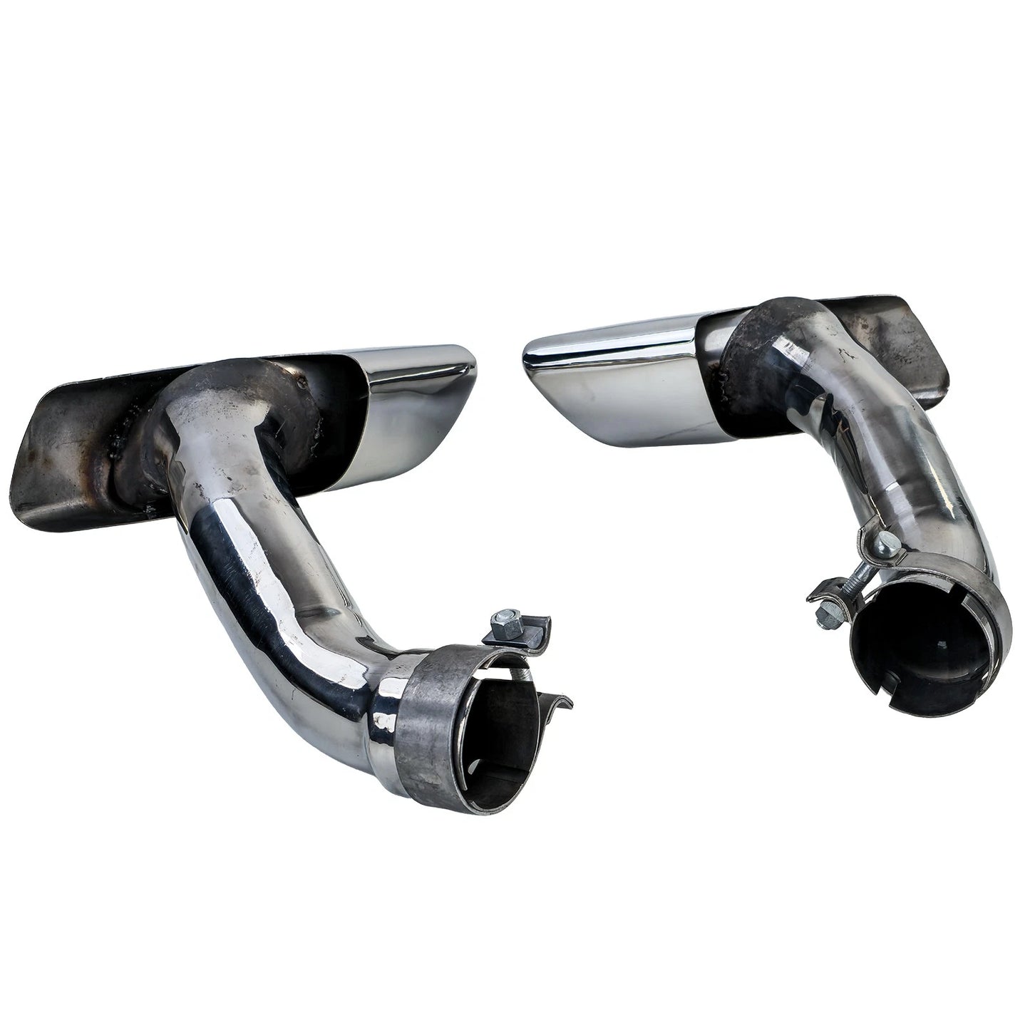 💫Terminali di Scarico Quadrati M50 Look in Acciaio Inossidabile per BMW X6💫