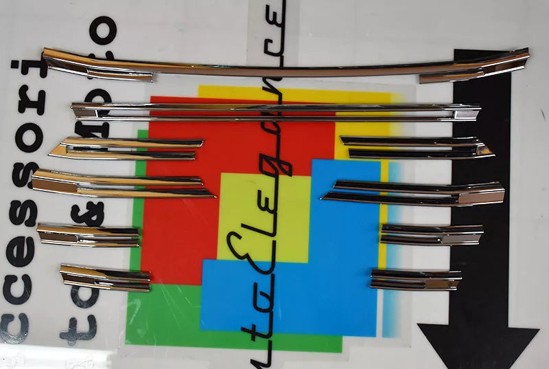 MODANATURE AUDI A3 8V 2017+ LIFT CROMATURE ADESIVE PER GRIGLIA ANTERIORE