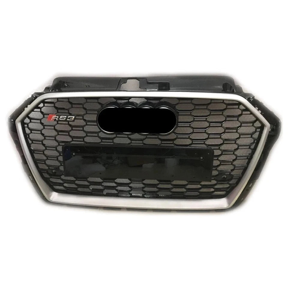 💕ART.6495 GRIGLIA NERA NIDO D'APE ADATTA PER AUDI A3 8V 2017-2019 LOOK RS3💕