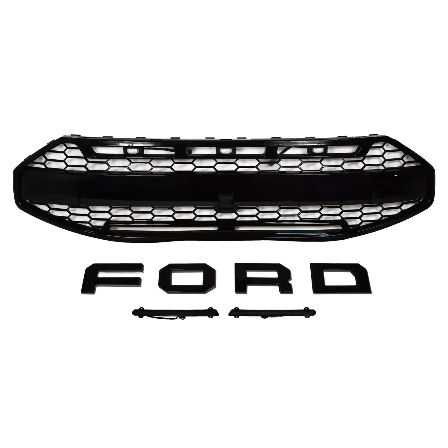 💕ART.6204 GRIGLIA NERA ADATTA PER FORD TRANSIT CUSTOM 2024+ RAPTOR LOOK💕