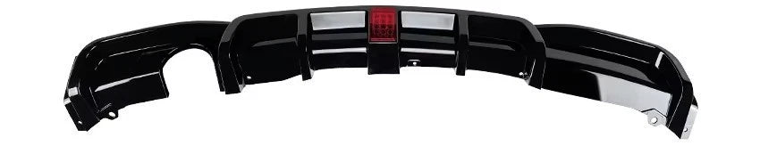 🔥ART.8668 DIFFUSORE POSTERIORE PER BMW 3 F30 F31 NERO LUCIDO SINGOLO CON LED🔥