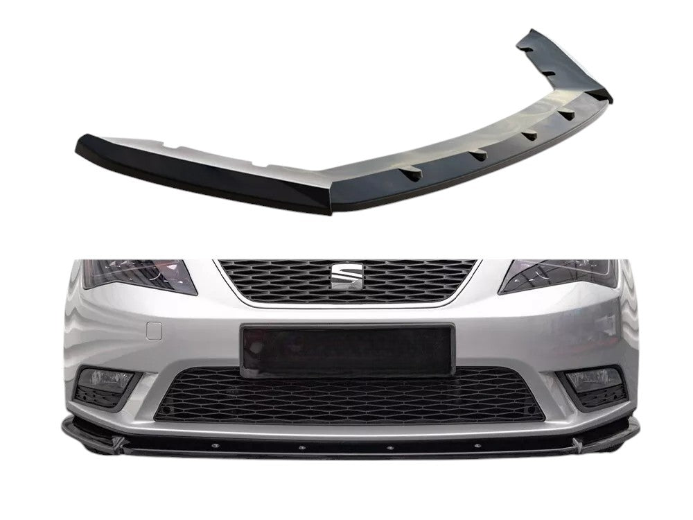 ✨SPLITTER laterali V1 design nero lucido ABS per SEAT Leon MK3 2012-2016✨