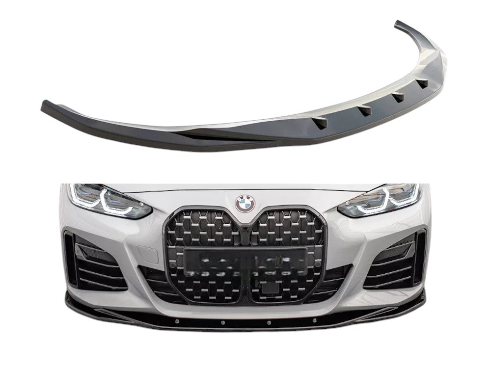 ✨SPLITTER V3 nero lucido design BMW Serie 4 Gran Coupe M-Pack G26 2021+✨