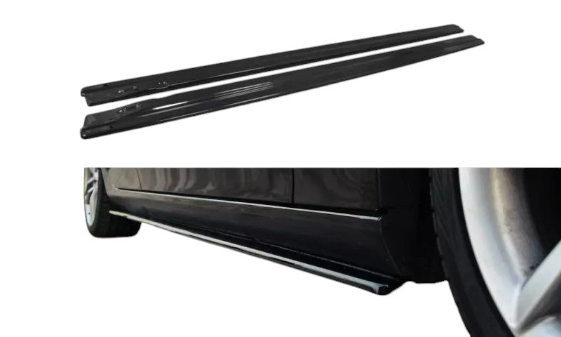 ✨MINIGONNE LATERALI design nero lucido ABS ADATTE per Audi A4 B8✨