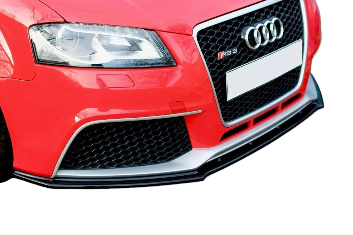 ✨SPLITTER anteriore design nero lucido ABS per Audi Rs3 8P 2011-2012✨