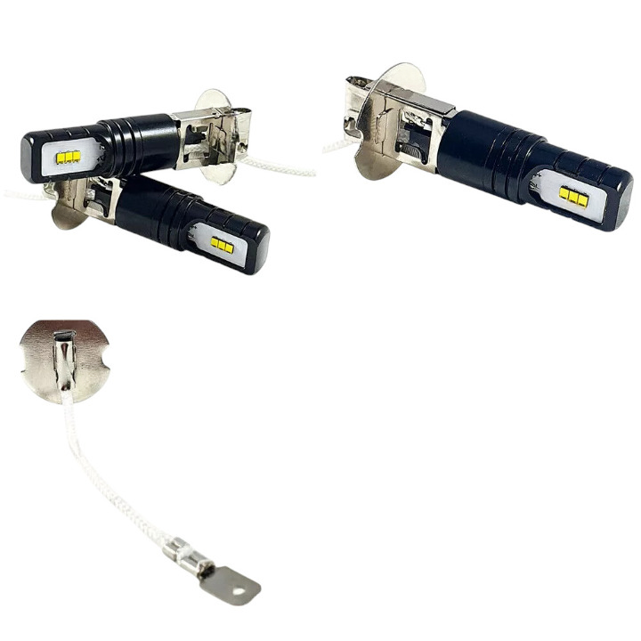 🔥KIT LED H3 MITSUBISHI PAJERO SPORT 1 6000K BIANCO FENDINEBBIA 🔥