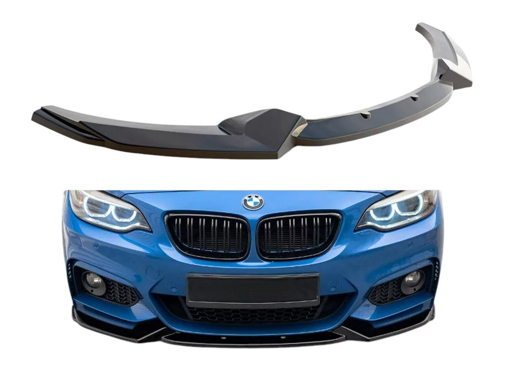 ✨SPLITTER V2 nero lucido design BMW confezione da 2 M F22 2013-2019✨