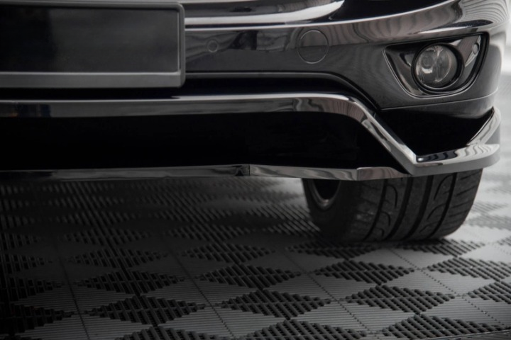 💫Splitter anteriore Street+ adatto per Porsche Cayenne Mk2 FL Nero 2014+💫