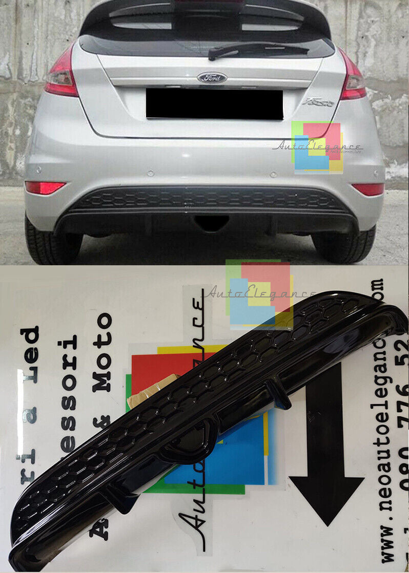 UNDER BUMPER ST LOOK FOR FORD FIESTA MK7 2008-2017 ABS / PLASTIC DIFFUSER
