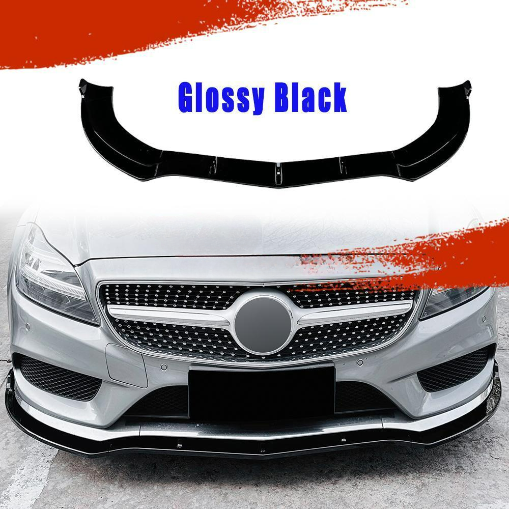 ✨SPLITTER ANTERIORI ADATTO PER MERCEDES C218 AMG LINE FACELIFT NERO LUCIDO✨
