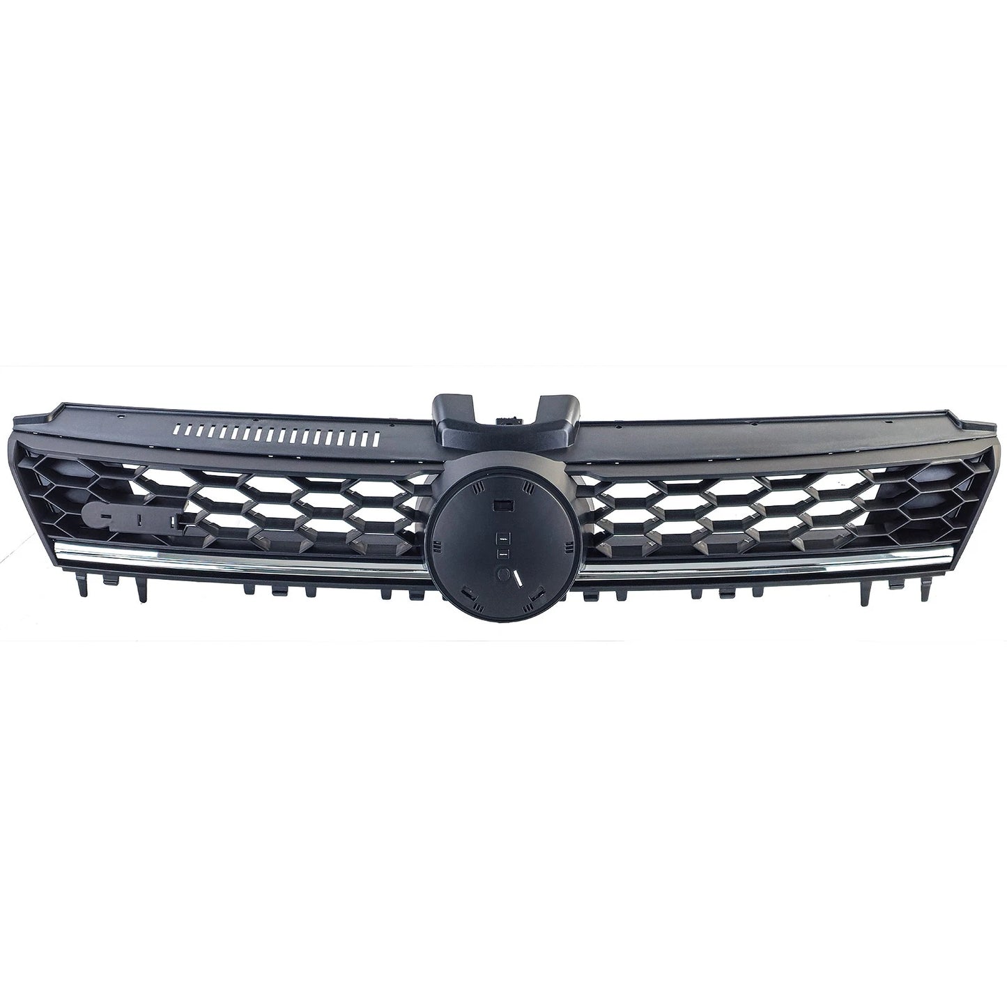 💫Griglia a Nido d'Ape Nera con Striscia Cromata per VW Golf 7 GTD 2012–2017💫