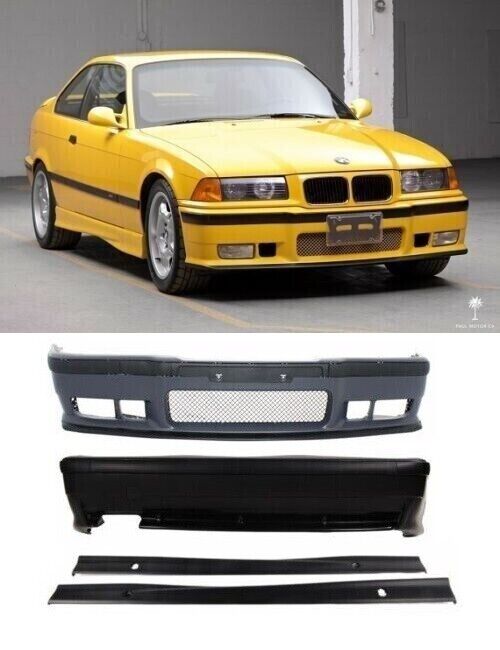 Body kit for BMW E36 3 Series 92-98 bumper side skirts M3 design