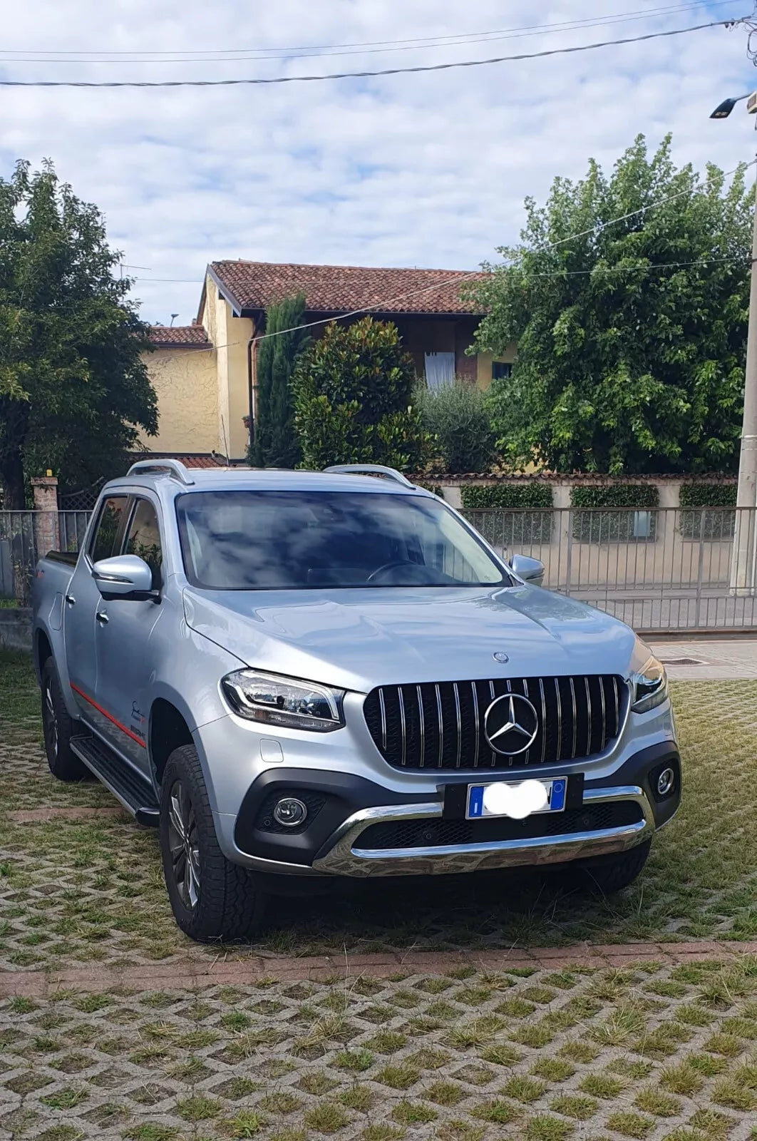 per Mercedes GT LOOK Griglia CLASSE X W470 LUCIDA CROMATA griglia radiatore grig