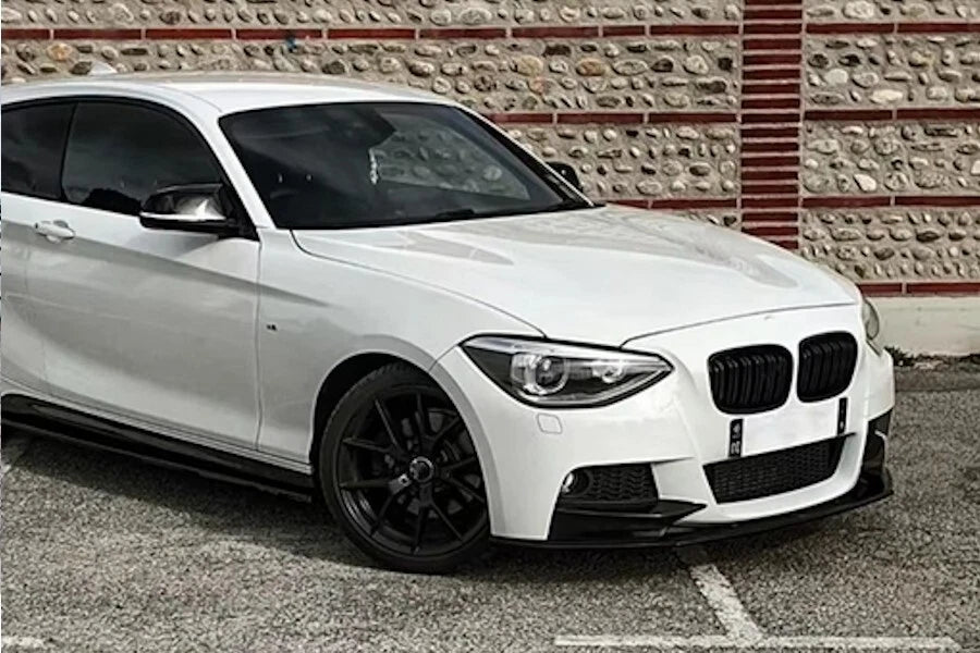 ✨Splitter Anteriore Nero Lucido in ABS per BMW Serie 1 F20 (2011–2015) ✨