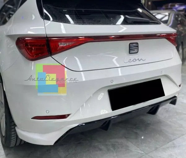 0650🔥SPOILER POSTERIORE / DIFFUSORE SOTTOPARAURTI PER SEAT LEON KL (2019+)🔥