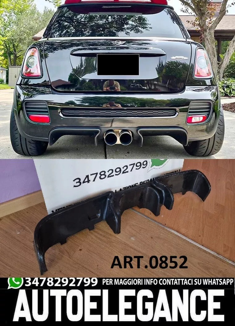 0852 Difusor Mini Cooper R56 2006+ Difusor S Jcw GP2 Style