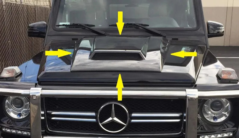 ✨KIT COFANO ASPIRAZIONE ARIA MERCEDES CLASSE G (W463)✨