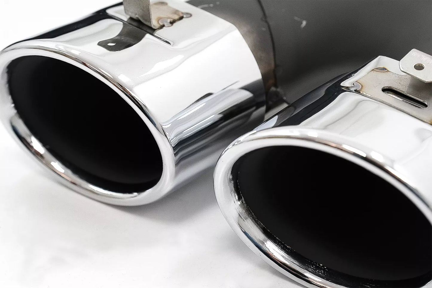 😎Diffusore per Mercedes C W205 S205 Sport Line 14-20 C43 Look Scarico Cromato😎